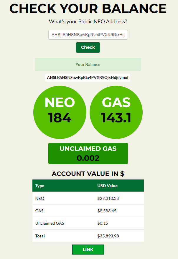 neo gas binance